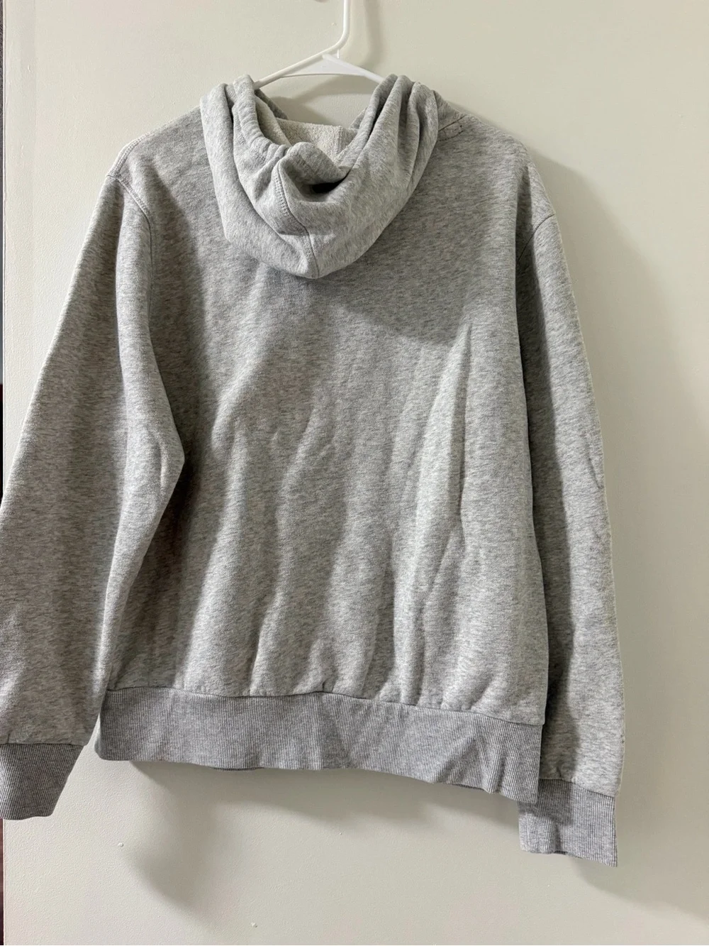 Hurley Pullover Hoodie Mens Medium Gray Like New Retro Logo Graphic Sweatshirt